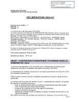 DELIB202401-CONVENTION D’ASSISTANCE TECHNIQUE DANS LE DOMAINE DE L’EAU