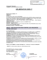 DELIB202517-MOTION DE SOUTIEN CONTRE LES VIOLENCES FAITES AUX ELUS