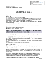 DELIB202529-CONVENTION AVEC LA COMMUNE DE MEYSSE POUR LE SERVICE DE GARDERIE DU MERCREDI