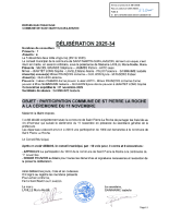 DELIB202534-PARTICIPATION COMMUNE DE ST PIERRE LA ROCHE CEREMONIE 11 NOVEMBRE