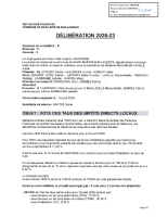 DELIB202623-VOTE DES TAUX IMPOTS DIRECTS
