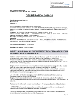 DELIB202626-GROUPEMENT DE COMMANDES ASSURANCES