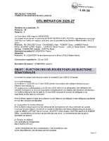 DELIB202627-ELECTION DES DELEGUES POUR LES ELECTIONS SENATORIALES